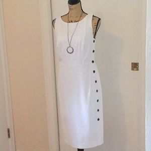 Ann Taylor, white dress, size 6